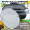 yianteng Stainless Steel Splatter Shield for Ninja FG551 Foodi, Accessories for Reusable Ninja Foodi Smart XL 6-in-1 Indoor Grill, Foodi Smart XL