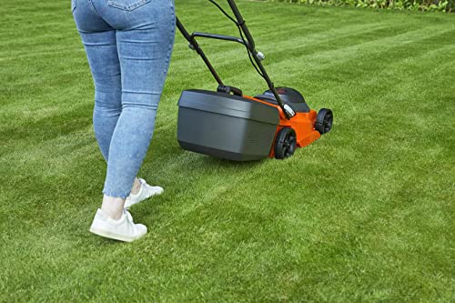 Flymo 36V EasiStore 380R Cordless Lawnmower – Without Power For All Battery and Charger, 38cm Cutting Width, Striped Lawn Finish, Close Edge Cutt