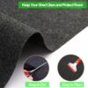 UISKOOPW Outdoor Storage Shed Mat，Hot Tubs Mat, Anti-Slip and Waterproof Backing, Dustproof Outdoor Carport Mat，Patio Furniture Floor Mat for Pro