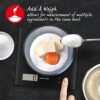 Salter 1066 BKDR15 Arc Kitchen Scale – Digital Food Weighing Scales For Precise Cooking/Baking, Slim Platform for Compact Storage, Add & Weigh/Ta