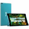 10.1 inch Tablet,Android 12 Tablets with Stand,12GB RAM 128GB ROM (512GB Expandable Storage),HD IPS Screen,2.0MP Front Camera,8.0MP Rear Camera,W