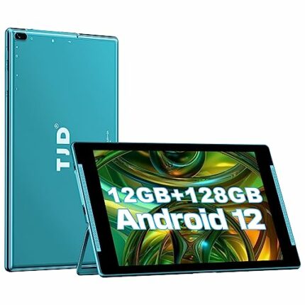 10.1 inch Tablet, Android Tablets with Stand, 12GB RAM 128GB ROM (512GB Expandable Storage), HD IPS Screen, 2.0MP Front Camera, 8.0MP Rear Camera