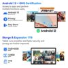 Tablet 10 Inch Blackview Tab12Pro 14+128GB/1TB, Android 12 Tablet GMS, FHD+IPS Incell Screen, 4G Tablet with Sim Card Slot, 5G WIFI, 13MP Camera,