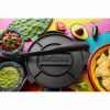 Tortillada – Cast Iron Tortilla Press + Recipes E-Book + 100 x Parchment Paper (20cm)