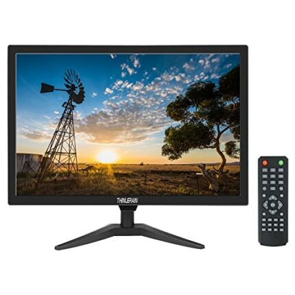 Thinlerain 20 inch PC Monitor 1600x900 LED Display Monitor with VGA/HDMI/AV/BNC/USB, Build in Speaker, 5Ms Response Time, 60 Hz Refresh Rate, VES