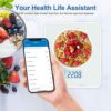 RENPHO Electronic Digital Kitchen Scales with Tare Function, Food Weighing Cooking Scale for Baking and Calorie Counting, Tempered Glass Platform