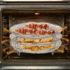 Air Fryer Rack for Ninja Air Fryer, 3 Stackable Round Dehydrator Racks with Clips, Stainless Steel Air Fryer Basket Tray, Air Fryer Accessories f