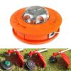 Ticfox Universal Grass Trimmer 2 Lines Cutter Head Thread Lawn Trimmer Tandem Lawn Trimmer Spools Trimmer Spools M10 Aluminum Nylon Brush Mower B