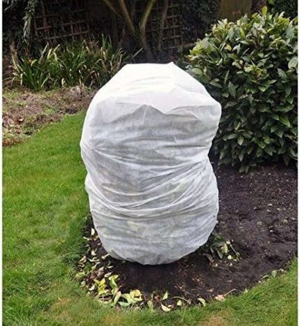 Truoli Pack of 4 Large Frost Protection Winter Fleece Jackets Cover Protect Plant Shrub 125cm x 80cm