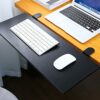 WANGFENG Ergonomic Adjustable Keyboard Tray, Desk Extender Tilt and Fold Down Design Table Mount Armrest for Home Office to Save Space