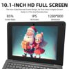 aichiw 10.1 Inch Laptop Windows 10 Quard Core Notebook Lightweight Mini Netbook Computer with Intel CPU 4GB RAM 64GB eMMC Storage, Laptop Sleeve,