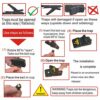 4 Pack Reusable Mouse Traps Mouse Catcher,Snap Mice Traps for Indoors & Outdoor,Rat Trap That Work Rodent Killer Easy to Bait,Mice Kill Mouse Con