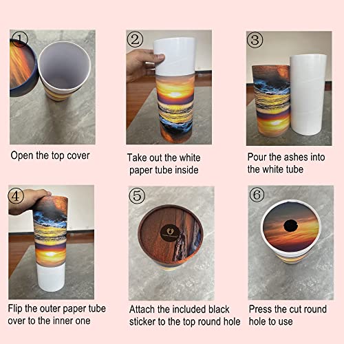 Eco Scattering Urn – Biodegradable Scatter Tube for Ashes - Cremation Urn for Human Ashes - Urns for Ashes Male Female