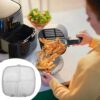 Catime Stainless Steel Splatter Shield for Ninja Foodi, Splatter Guard for Air Fryer, Reusable Fine Mesh Splatter Screen for Ninja Foodi AG300, A