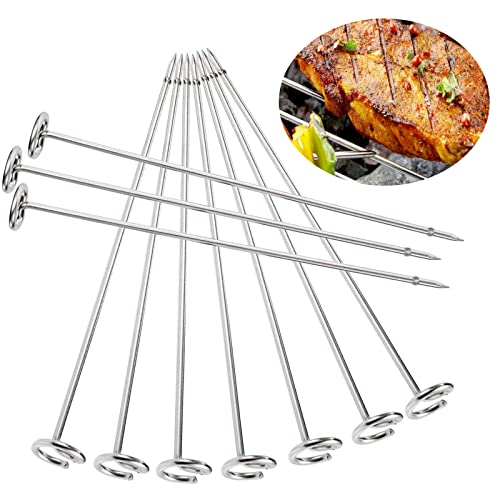 Skewer Stand, Vertical Skewers Holder, Air Fryer Skewer Stand, Skewers Rack, Air Fryer Accessories Grill, Stainless Steel for Kitchen Cooking BBQ