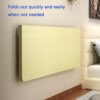 FALIYORS Household Wall-Mounted Computer Desk -Computer Workstations Wall-Mounted Folding Table for Office Home Kitchen, Drop-Leaf Book Desk, Map