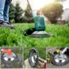 8'' Grass Trimmer Cutter Head For Garden Lawn Mower, Cone Steel Wire Wheel Garden Weed Brush, Sharp, Highly Efficient, Strimmer Wire Brush Head W