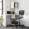 SpecStandard 858-B Office Chair with Adjustable Height, Breathable and Soft Seat Pad, 3D Mesh Back - Black/Grey