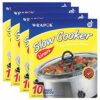WRAPOK Slow Cooker Liners Kitchen Disposable Cooking Bags BPA Free for Oval or Round Pot, Large Size 13 x 21 Inch, Fits 3 to 8.5 Quarts - 3 Pack