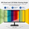 Z-Edge 28 Inch 4K Monitor Ultra HD IPS Panel 60Hz Refresh Rate, 3840x2160 LED Monitor, 300cd/m², HDMI x2, DP x2, Built-in Speakers, Black