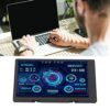 Zunate 3.5 Inch Computer CPU GPU Monitor, AIDA64 PC Sensor Panel Display, 3.5in Computer Temp CPU RAM Data Monitor, USB Type C Interface for Wind