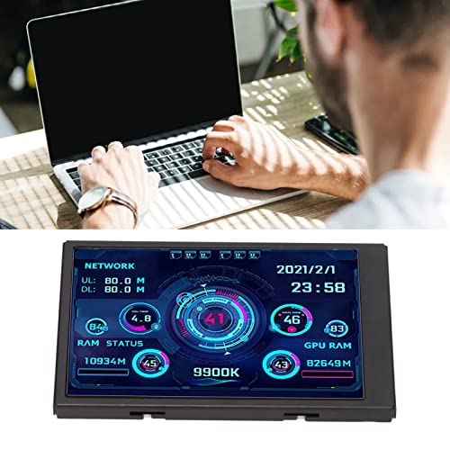 3.5in IPS USB Mini Screen AIDA64 PC CPU RAM Data Monitor PC Sensor Panel Display Temperature Monitor Computer Temp Monitor