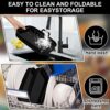 2Pcs New Upgrade Collapsible Silicone Pot for Ninjas Dual Air Fryer, Foldable Silicone Double Air Fryer Liners Basket, Air Fryer Rack Accessories