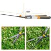 AIRAJ Lightweight Hedge Shears(600mm),with Ergonomic Lightweight Anti-Slip Handles and Razor-Sharp Blades,Professional Garden Shears for Hedges,