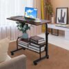 Computer-Desk Office-Desk, Small-Folding Gaming-Laptop Home-Office Desks for Small Spaces, Writing Study Desk Table with Storage for Home Bedroom