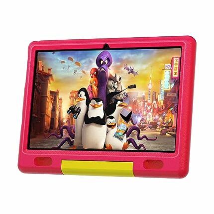 Freeski 10-inch Kids Tablet, Android 13 Tablet for Kids, HD IPS Display, 6GB RAM, 64GB ROM, Quad-Core Processor, Kidoz Pre Installed, Parental Co