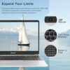 AOCWEI Laptop 15.6" Intel Celeron J4105 (Up to 2.5Ghz) 4 core 6GB RAM 128GB SSD Win 10 Pro Laptop 1080 FHD Screen 2.4G+5G WiFi Bluetooth 4.2 HDMI