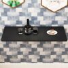 Folding Wall Mounted Table Multi-Function Wall Mount Laptop Desk Writing Desk Home Office Computer Desk, Drop Leaf Table,C-80 * 50cm/31.5 * 20in