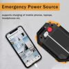 tekstap LED Rechargeable Work Light - 30W 2000LM USB Portable Super Bright Cordless Outdoor Floodlight Battery Powered Flood Working Site COB Sec