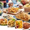 SHWAN Air Fryer Liners 100PCS Rectangular Disposable Air FryerParchment Paper Liners, Air Fryer Liners for Ninja Dual，Air Fryer Accessories，Compa