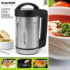 Salter EK5118V2 Digital Soup Maker - 1.6 Litre Capacity, Family Sized, Smoothies, 5 Settings, Chunky/Smooth Soup, Auto Memory-Function, 900W Powe