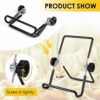 Torribaly Seed Sprouting Germination Kit,2 Pcs Sprouting Stands with 4 Stainless Steel Screen Sprout Lids, Jar Stands, Drip Tray and Label Sticke