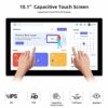 Thinlerain Portable Touchscreen Monitor, 10.1 Inch Portable Laptop Monitor HDMI 1920x1200 IPS 16:10 Screen Computer Display for PC PS3 PS4 Xbox R