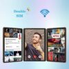 YOTOPT 10 Inch Tablet, Dual SIM Card, Android Tablet PC, 4GB RAM, 64GB ROM(256GB Expansion), 6000 mAh, HD IPS Screen, Tablet with Case, WIFI, Blu