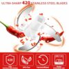 ZIERIPY Multi-Function Manual Food Chopper,Manual Food Processor Vegetable Chopper, Portable Hand Pull String Garlic Mincer Onion Cutter for Onio