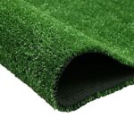 1x1m Artificial Grass Door Mat Astro Turf Grass Fake Lawn Synthetic Artificial Grass Pile Roll Mat Indoor Outdoor Landscape Garden Pet Dog Lawn(A