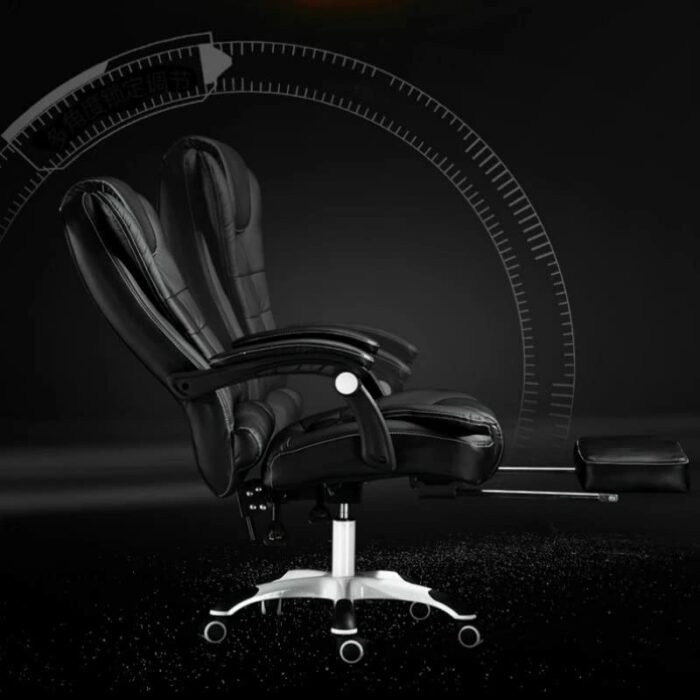 DLOETT Office Chair Home Computer Chair PU Comfortable Swivel Gaming Chair Point Massage