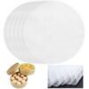 WENRERO 6 PCS Silicone Dehydrator Sheets Non Stick Food Fruit Dehydrator Mats Trays Silicone Steamer Liner Reusable Steamer Mesh Mat Round Dumpli