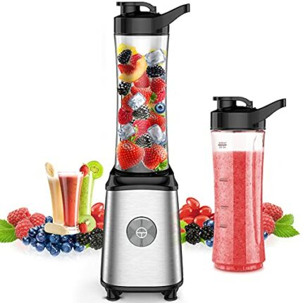 Personal Blender, Smoothie Blender Single Serve Small Blender for Juice Shakes and Smoothie, UK Plug
