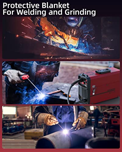 Fire Pit Mat for Decking, EC Technology 122 * 152 cm Grill Mat Outdoor BBQ Mat, Heat Resistant Mat Fireproof Mat for Decking Patios, Welding Blan