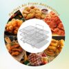Air Fryer Rack for Ninja Dual,SHUOMAO Multi-layer Dehydrator Grill Toast Rack Air Fryer Accessories for Ninja AF300UK,AF400UK,DZ201 DZ401，Salter/