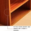 NXYJD Creative Student Bookshelf Landing Office Storage Rack Home Simple Bookcase