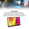 15.6inch Portable Monitor, 1080P FHD IPS Laptop Monitor USB C HDMI Computer Display HDR Eye Care External Screen, Mini Ultra Thin Gaming Monitor