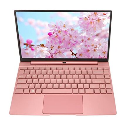 Girl Laptop, 8GB RAM UK Plug 100‑240V Laptop Computer Aluminium Alloy for Game (8+128G UK Plug 100‑240V)