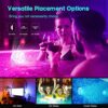 Waterproof Underwater Light, MAVIE 4 Pack Submersible LED Lights with Remote Control RGB Multicolor LED Pond Lighting Set for Vase Base, Bath Tub