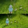 Atyhao Artificial Grass Plastic Rug Grass Indoor Outdoor Green Synthetic Lawn Micro Ornament Landscape Decoration (Size: 30 cm x 30 cm)